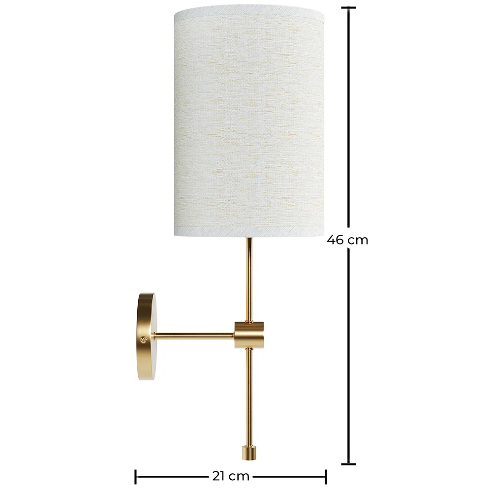 Gold Metal Wall Sconce - Vintage - Heart image 10