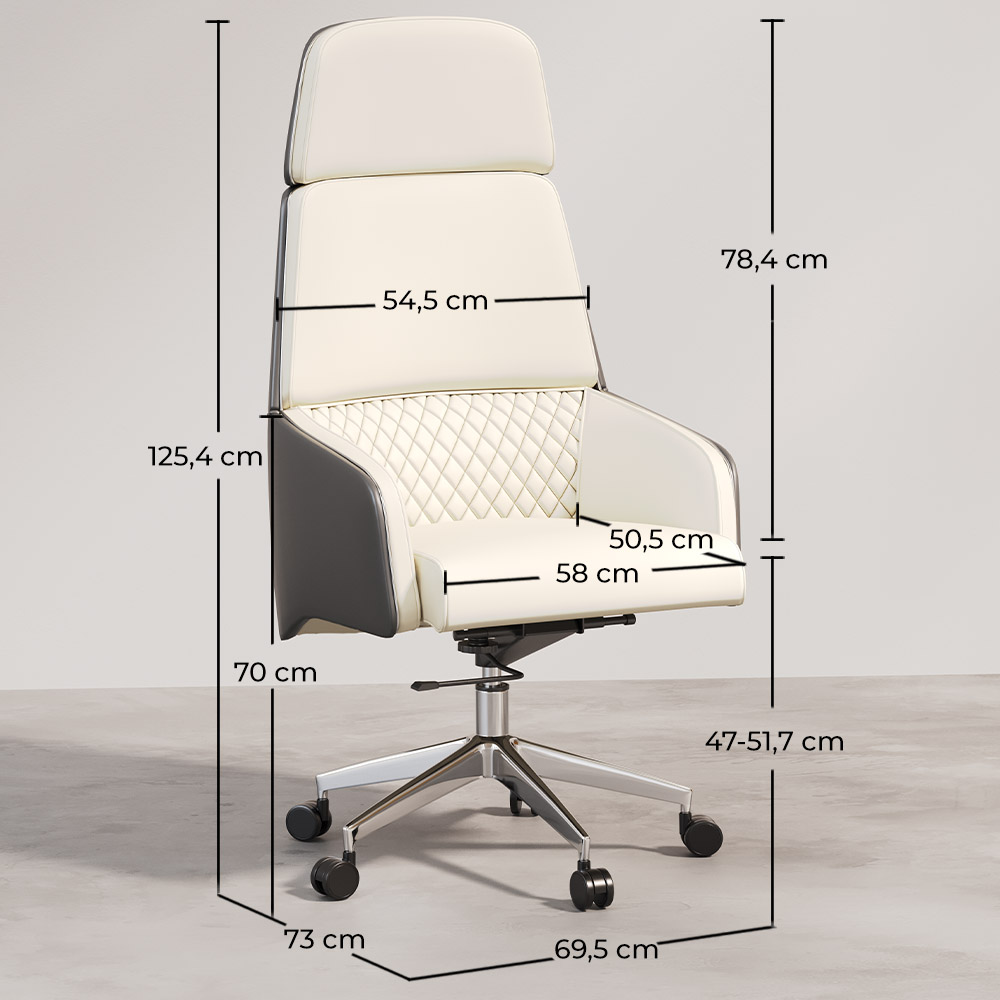 Ergonomic Office Chair with Wheels and Armrests - Series image 10