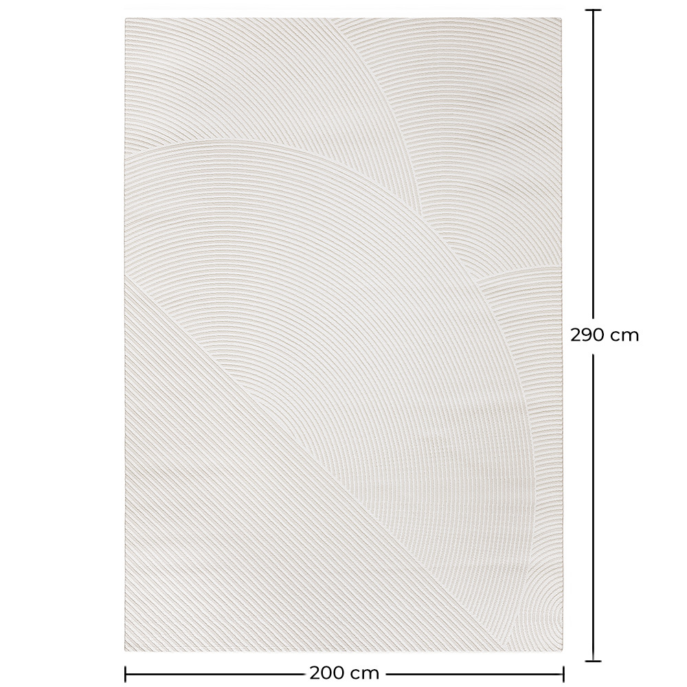 Rug Large Contemporary Modern Design - Beige (290x200 cm) - Amara image 10