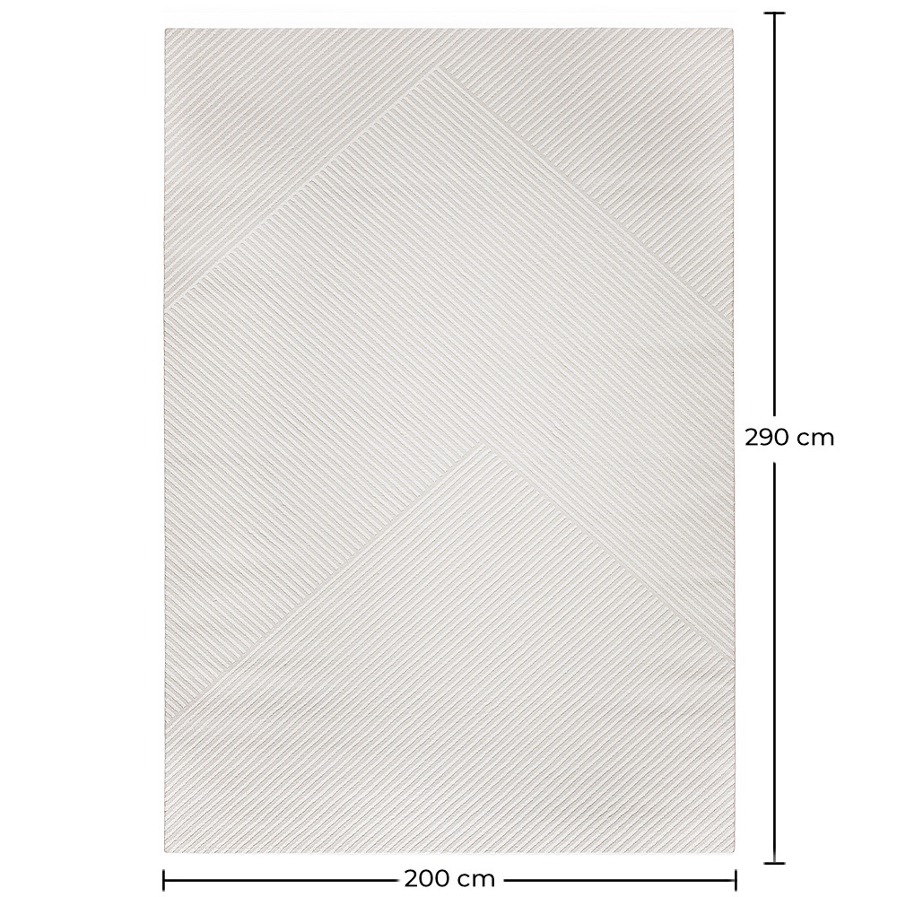 Rug Large Contemporary Modern Design - Beige (290x200 cm) - Xesta image 10