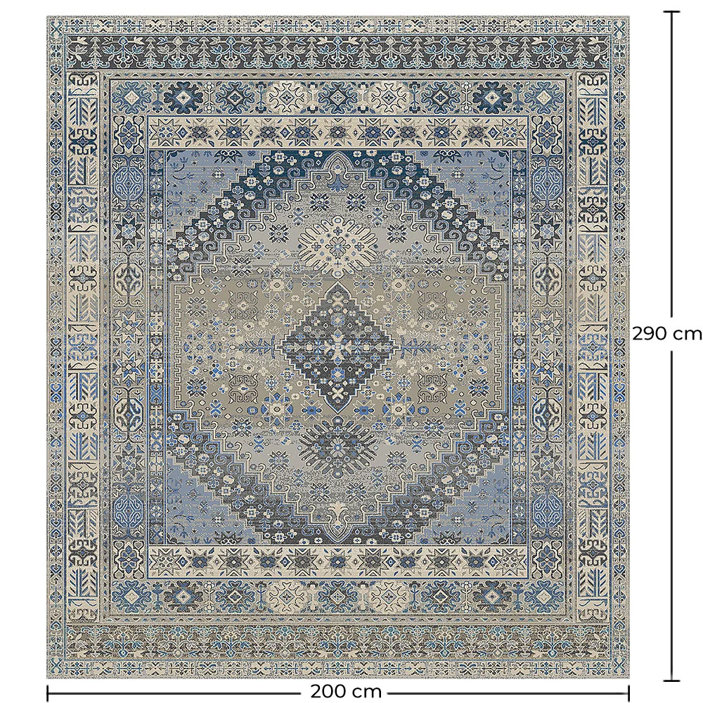 Vintage Oriental Carpet - (290x200 cm) - Anar image 10