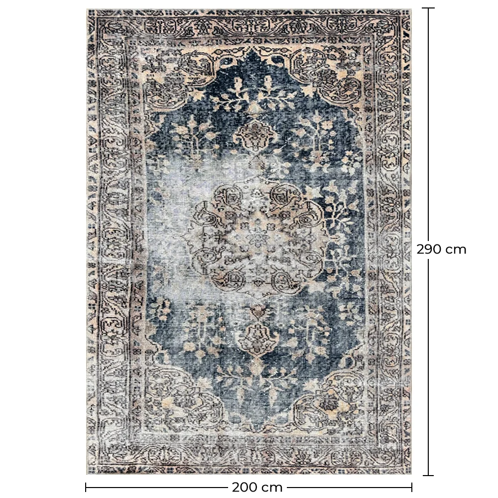 Vintage Oriental Carpet - (290x200 cm) - Areha image 10
