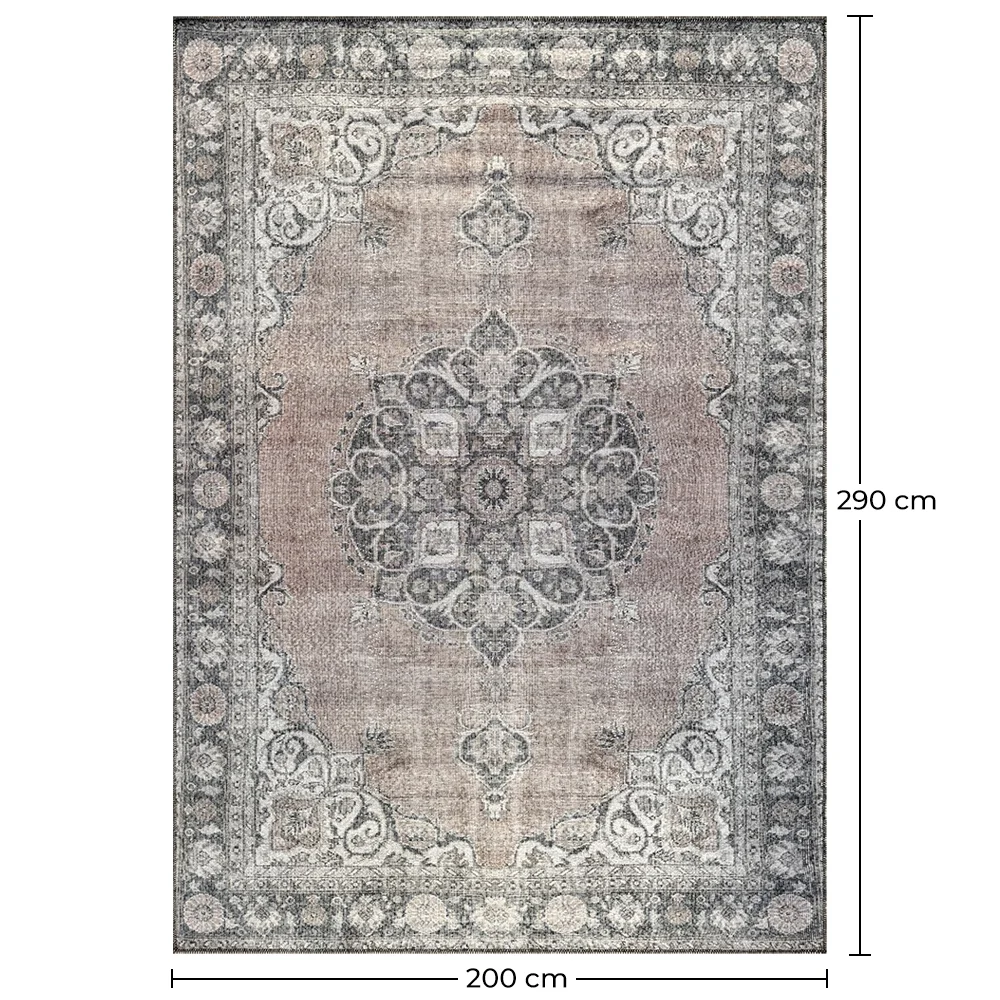Vintage Oriental Carpet - (290x200 cm) - Tary image 10