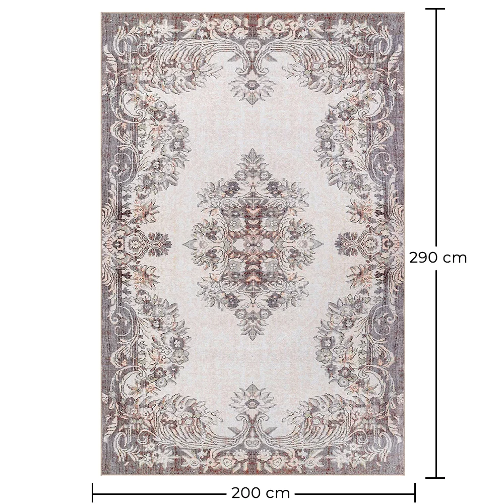 Vintage Oriental Carpet - (290x200 cm) - Mia image 10