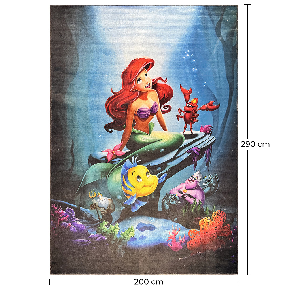 Kids Carpet - (290x200 cm) - Little Mermaid image 10