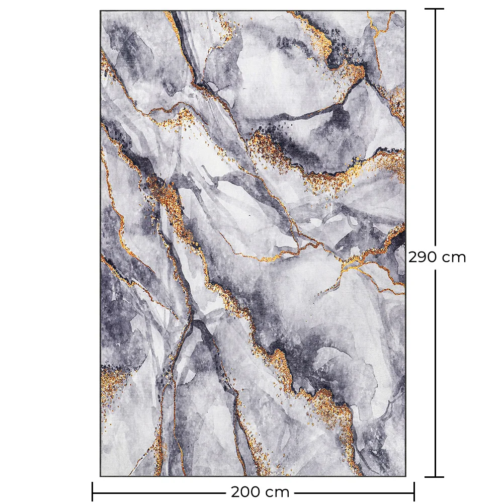 Large Rug with Modern Design Marble Effect – (290x200 cm) – Arezzo image 10