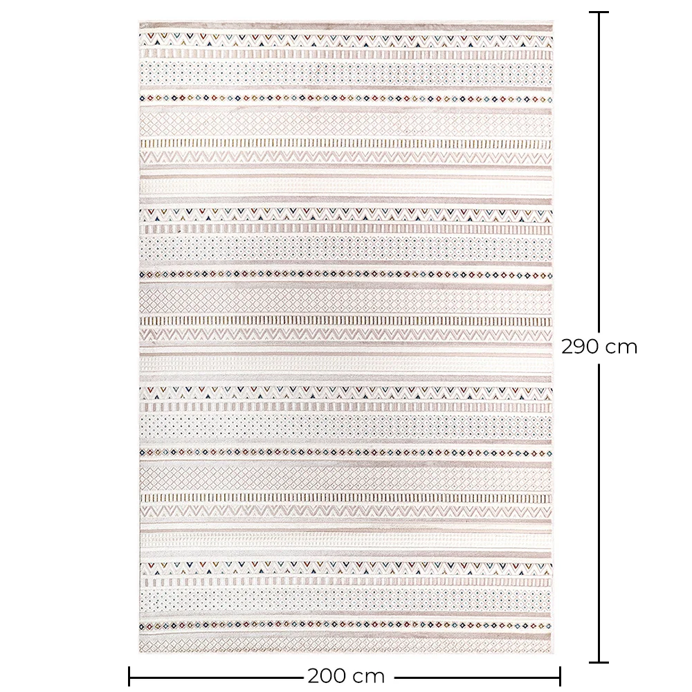 Rug Large Contemporary Modern Design - Beige (290x200 cm) - Ferrum image 10
