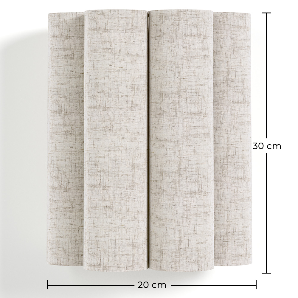 Wall Lamp with Fabric Shade and Aged Gold Structure - Treya image 10