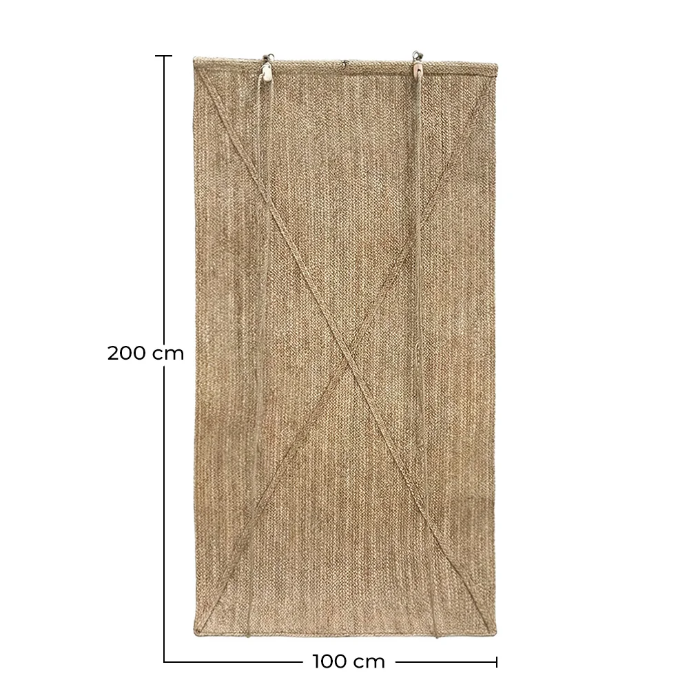 Outdoor Roll-Up Blind 200x100 cm – Seagrass Curtain – Sun Protection and Privacy image 10