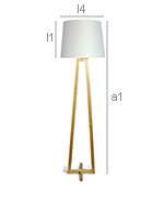 Floor Lamp - Wooden Base - Nordic Style image 10