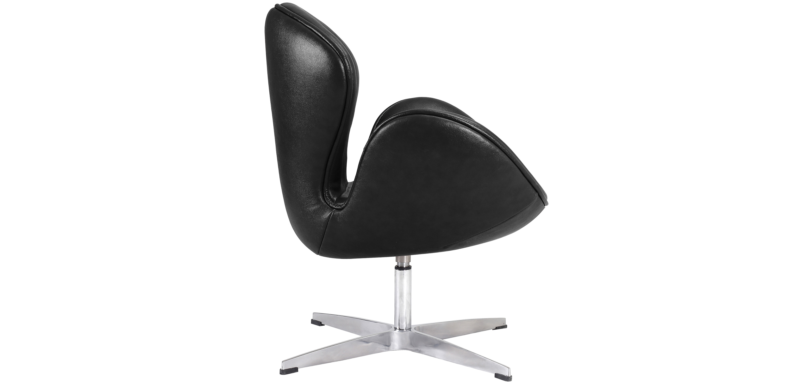 Swan Chair Arne Jacobsen Leather Angles Colors In Stock Presentation Of Swan Chair Arne Jacobsen Leather