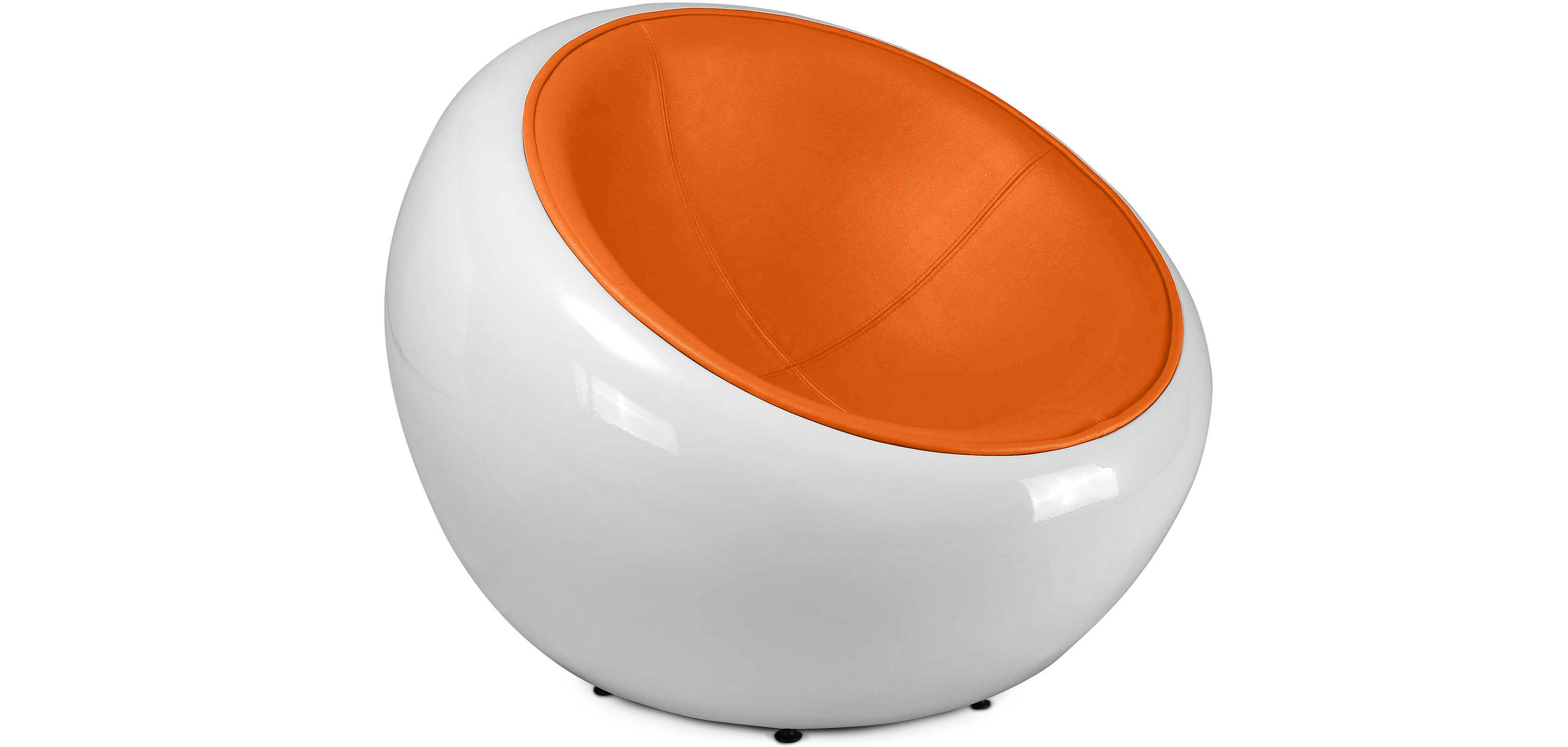 Buy Egg Pod Ball Chair Armchair Eero Aarnio style Premium Leather