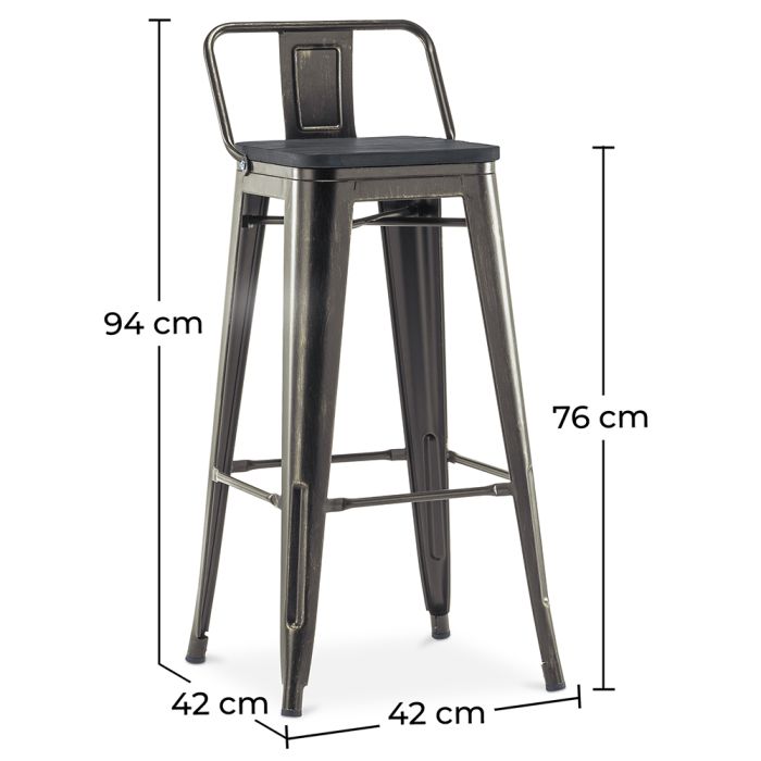 Tolix bar discount stools 76cm