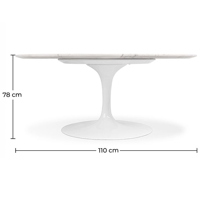 Rectangular sales tulip table