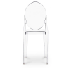Buy Pack of 4 Dining Chairs Transparent - Victoria Queen Grey transparent 16459 with a guarantee