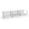  Ethanol Floor Fireplace - White - Quin image 7