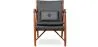 
Wooden Armchair with Armrests - Upholstered in Leather - Annua image 7