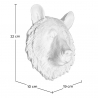 Buy Wall Decoration - White Bear Head - Uka White 55732 home delivery
