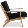 Buy Wooden Armchair with Armrests - Bansy Black 16772 at Privatefloor