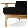 Buy Wooden Armchair with Armrests - Bansy Black 16772 - in the UK