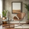 
Armchair with Armrests - Aviator Style - Upholstered in Leather - Via image 7