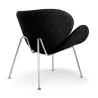Designer Armchair with Footrest - Upholstered - Chunk image 7