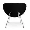 Designer Armchair with Footrest - Upholstered - Chunk image 7