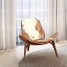 Design Armchair - Scandinavian Style - Upholstered in Pony - Lucy image 7