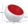 Egg Poco Chair Armchair  - Faux Leather image 7