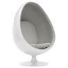 Egg Design Armchair - Upholstered in Fabric - Eny image 7