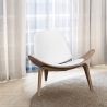 Design Armchair - Scandinavian Armchair - Upholstered in Leather - Lucy image 7