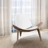 Design Armchair - Scandinavian Armchair - Upholstered in Leather - Lucy image 7