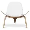 Design Armchair - Scandinavian Armchair - Upholstered in Leather - Lucy image 7