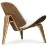 Design Armchair - Scandinavian Armchair - Upholstered in Leather - Lucy image 7