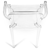 Buy Pack of 4 Dining Chairs - Transparent - Design with Armrests - Louis XIV Transparent 16464 with a guarantee