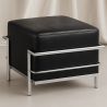 Square footrest - Leather upholstered - Kart image 7