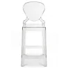 Bar Stool with Backrest - Transparent Design - 65cm - Victoria Queen image 7