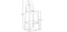 Bar Stool with Backrest - Transparent Design - 65cm - Victoria Queen image 7