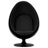 Egg Design Armchair - Upholstered in Faux Leather - Eny image 7