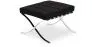 Designer Armchair with Footrest - Upholstered in Faux Leather - Town image 7