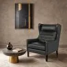 Armchair with Armrests - Retro Style - Upholstered in Leather - Michal image 7