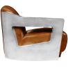 
Design Armchair with Armrests - Upholstered in Leather - Lounge image 7