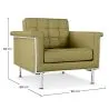 Armchair with Armrests - Upholstered in Faux Leather - Town image 7