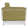 Buy Armchair with Armrests - Upholstered in Faux Leather - Town Olive 13180 at Privatefloor