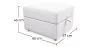 Square Storage Ottoman Pouf - Cube image 7