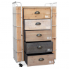 Buy Wooden Chest of Drawers - Industrial Design - Joy Natural wood 58845 home delivery