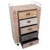 Buy Wooden Chest of Drawers - Industrial Design - Joy Natural wood 58845 - in the UK