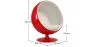 Ball Design Armchair - Upholstered in Faux Leather - Baller image 7
