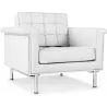 Armchair with armrests - Upholstered in leather - Town image 7