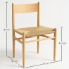 Wooden Dining Chair - Retro Design - Cawi image 7
